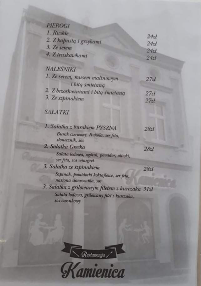 Menu Restauracja Kamienica-3